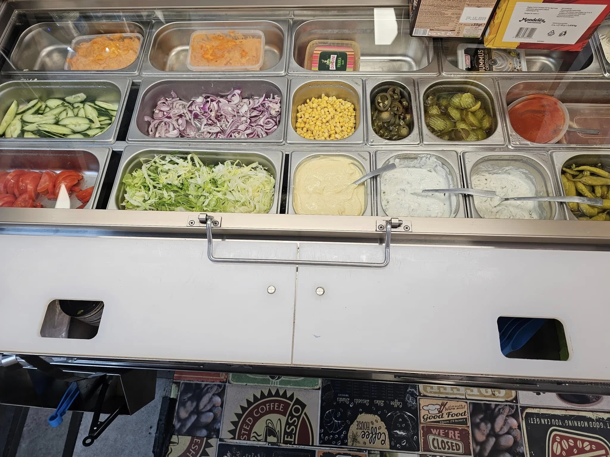 Savoury menu topping prepared at Friends Coffee & Bakery