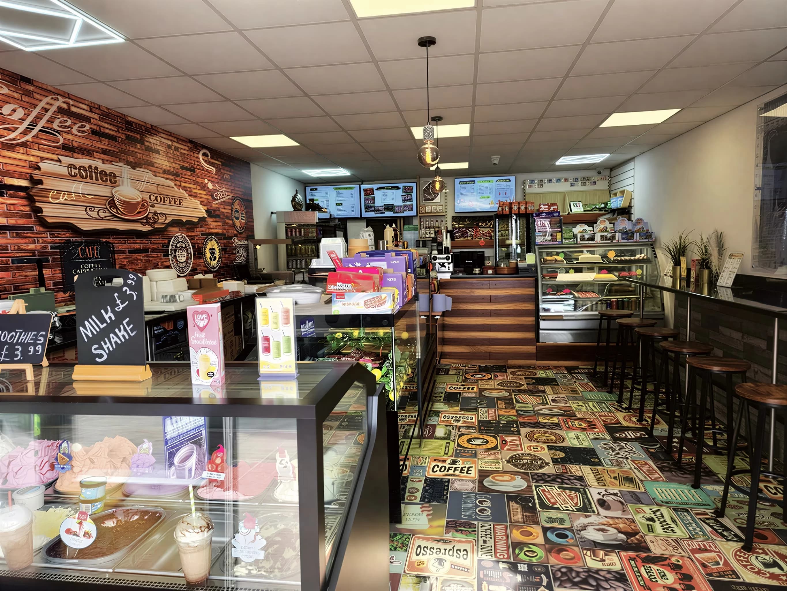 Friends Coffee & Bakery shop interior