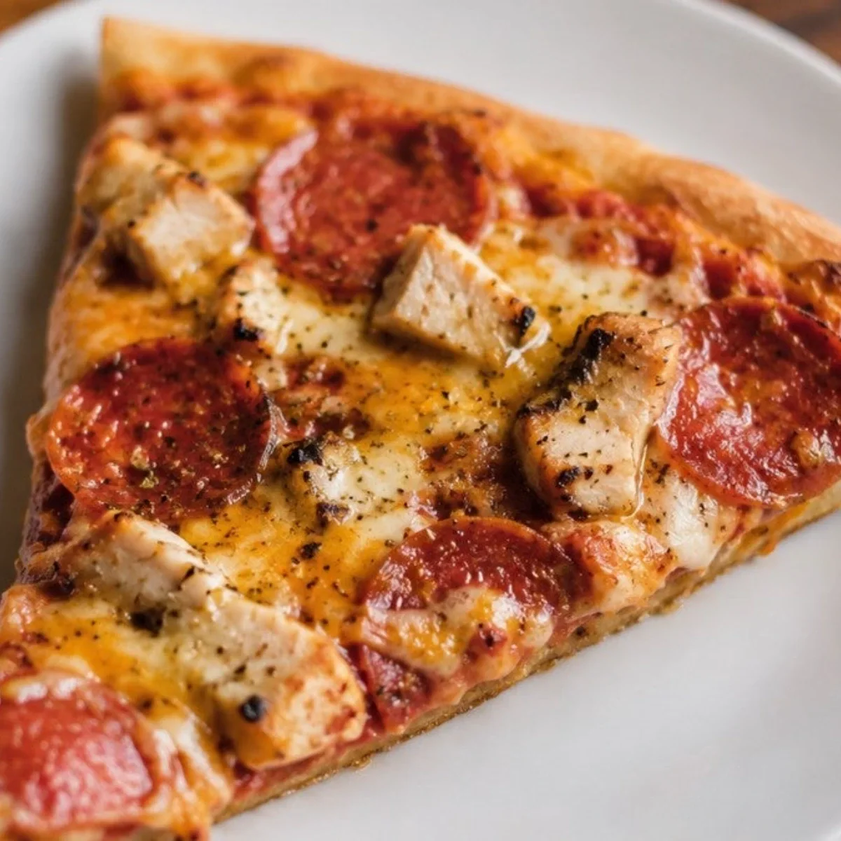 Pizza Slice - Pepperoni, Chicken & Cheddar (172g)
